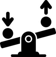 Seesaw Vector Icon