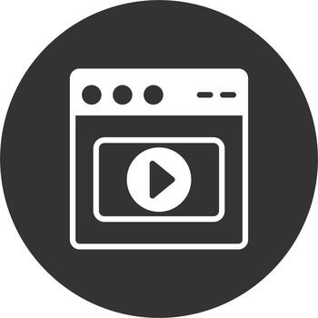 icono de vector de navegador web