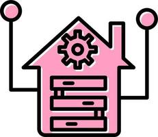 Data Warehouse Vector Icon