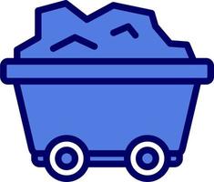 Mining Cart Vector Icon