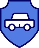 icono de vector de seguro de coche