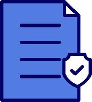 Document Protection Vector Icon