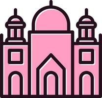 Badshahi Mosque Vector Icon