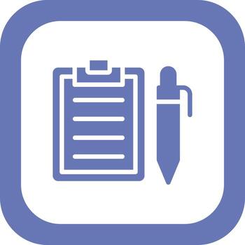 icono de vector de bloc de notas