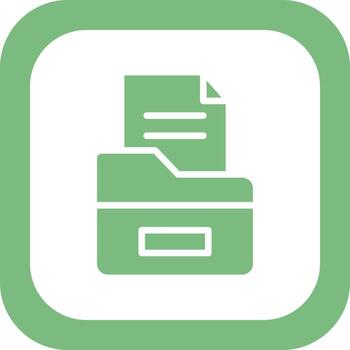 icono de vector de carpeta de archivo