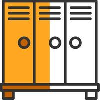 Locker Vector Icon Design