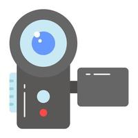 Handy cam vector design, icon of video camera