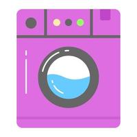 Washing machine vector design modern style, home appliances icon