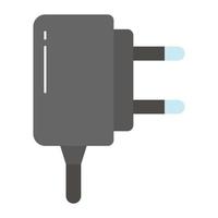 Mobile charger vector design in editable style, premium icon