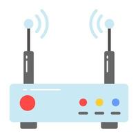 Wifi router vector design, editable icon of wireless modem