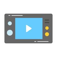 Video game console vector design in modern style