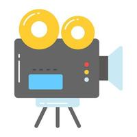 Movie camera vector design, easy to use and download icon