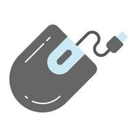 Computer mouse vector design, computer accessory icon