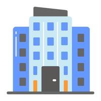 Building vector design, editable vector of office building