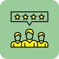 Customer Reviews Vector Icon Design