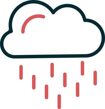 icono de vector de nube