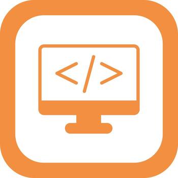 icono de vector de codificación