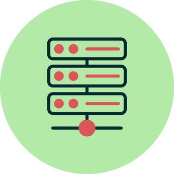 icono de vector de base de datos