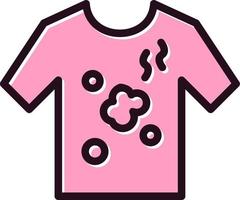 Dirty Shirt Vector Icon