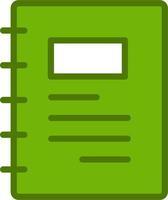 Notepad Vector Icon