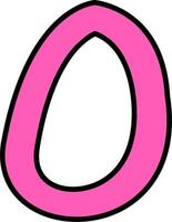 Arabic Number Five Vector Icon