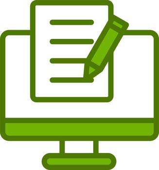 icono de vector de notas