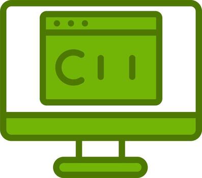 icono de vector de lenguaje de programación