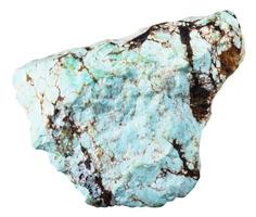 pebble of Turquoise gemstone from Kazakhstan photo