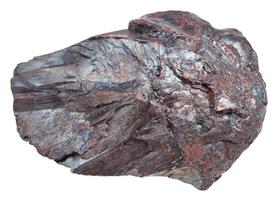 piece of Hematite iron ore, haematite stone photo