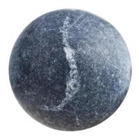 ball from gray shungite mineral gemstone photo