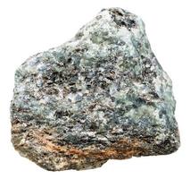 stone with nepheline and biotite in syenite photo