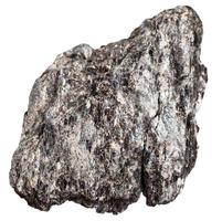cuarzo biotita esquisto mineral aislado foto