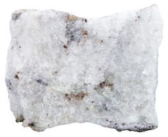 carbonatita mineral aislado en blanco antecedentes foto