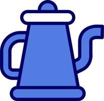 café tetera vector icono