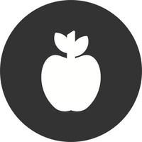 icono de vector de manzana