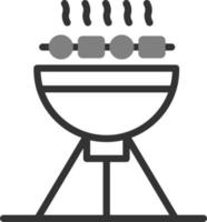 icono de vector de barbacoa