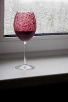 fresh blueberry smoothie photo