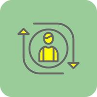 Customer Retention Vector Icon Design