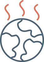 Global Warming Icon vector