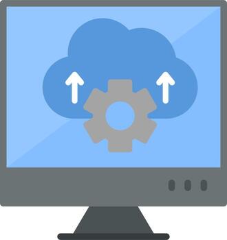 Cloud Computing Vector Icon