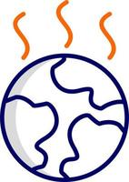 Global Warming Icon vector