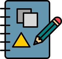 Sketchbook Vector Icon