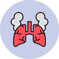 Lungs with smoke vector