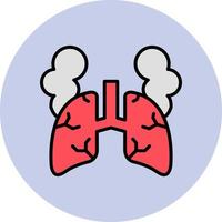 Lungs with smoke vector