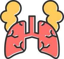 Lungs with smoke vector