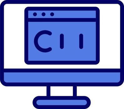 Programming Language Vector Icon