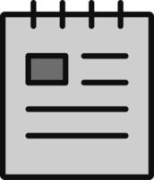 Notepad Vector Icon