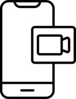 Video Call Vector Icon