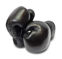 Boxing gloves on white background photo