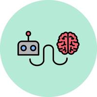 Reboot brain Vector Icon